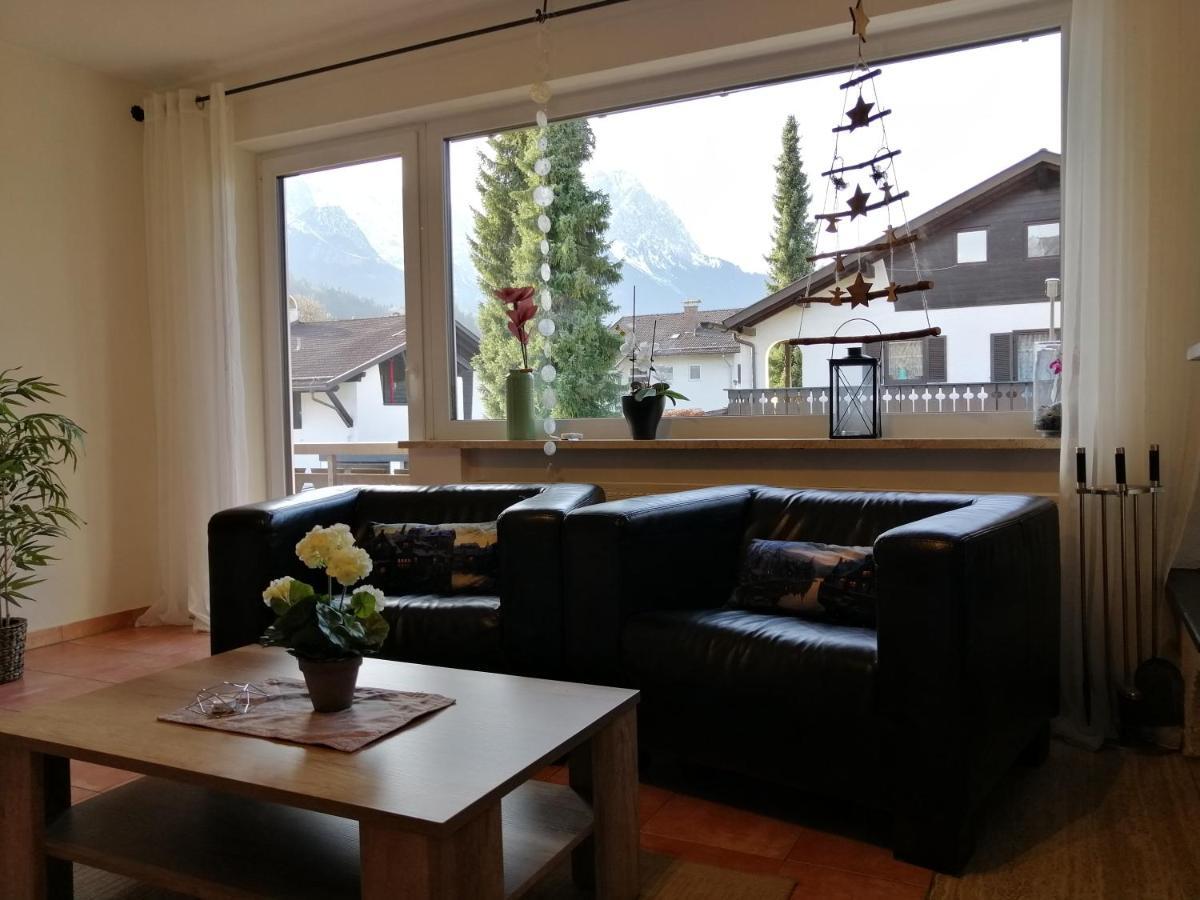 Maisonette Apartment Dhh Zugspitzblick Mit Eigenem Garten 가르미슈파르텐키르헨 외부 사진